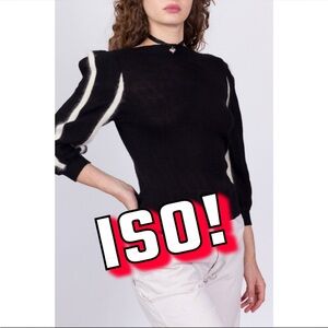 !DO NOT BUY! ISO of Vintage 80s Reference Point Striped Angora Sweater